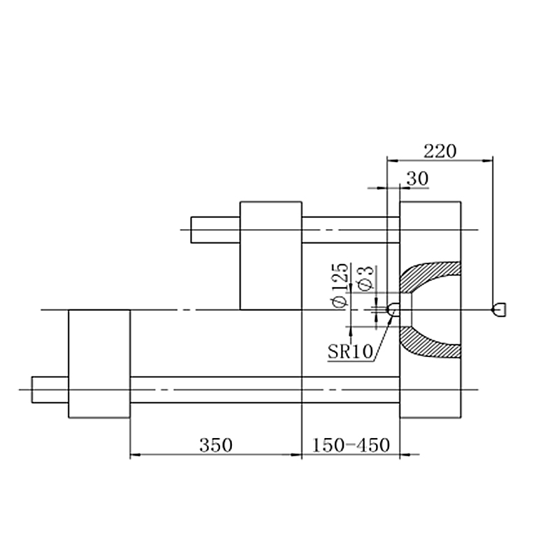 Hydraulisk fast pumpe sprøytestøpemaskin SLA138